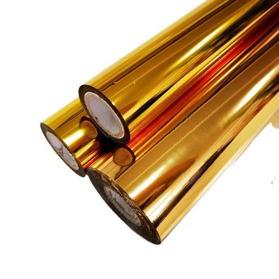 Pet Metallic Film,Thermal Laminating Gold Metalzied Pet Vacuum Metallized Polyester Film,Mylar Packaging Film