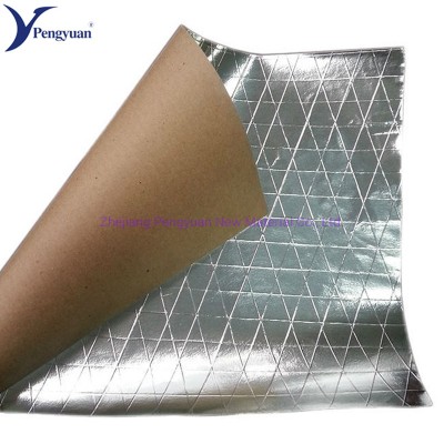 Foil Scrim Insulation Heat Reflective Coated Kraft Paper